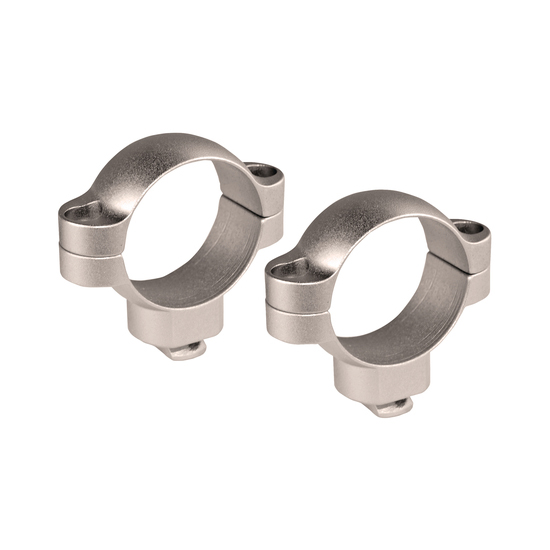 LEU RINGS STD 30MM MED SILVER - Optic Accessories